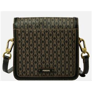 NWT Women's Ainsley Printed PVC Small Flap Crossbody